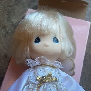 Vintage Precious Moments Angel Christmas Tree Topper  1990's